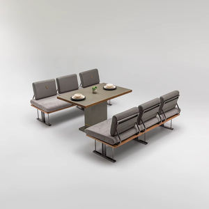 Ensemble de sièges d'extérieur modernes en métal Rosse pour 6 personnes, mobilier de jardin résistant aux intempéries pour cuisine, balcon, cour arrière, Turquie - Product Image 2