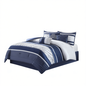 Parure de lit DB High 7 pièces, motif jacquard tissé uni, imperméable, pour l'été et le printemps, tailles King et Super King - Product Image 1