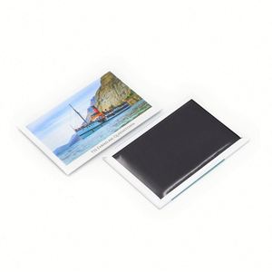 Wholesale Custom Photo Souvenir Tin <b>Fridge</b> Magnets Low MOQ Personalized Scenery Metal Refrigerator Magnet - Product Image 4