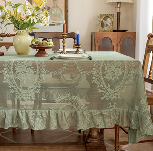 Thời trang ren Khăn trải bàn nghệ thuật lãng mạn bảng Bìa mộc mạc tươi Khăn trải bàn nhà máy trực tiếp - Product Image 3