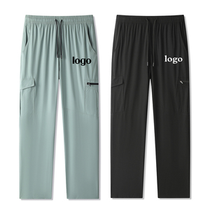 กางเกงทำงานเข้ารูปมีกระเป๋าซิปคู่วัสดุพรีเมี่ยม - Product Image 2