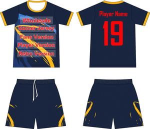 Ensemble Maillot et Short de Football Unisexe Personnalisé Nouvelle Saison 2026 – Séchage Rapide, Respirant, 100% Polyester – Vente en Gros - Product Image 1