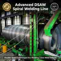 Tubería de Acero Soldada en Espiral SSAW API 5L DN200-DN4000 |   Tubería de Apilamiento para Puentes Petroleros |   Servicio de Corte de Tubos con Recubrimiento 3PE FBE de hasta 18m