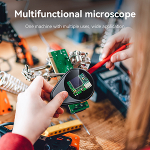 Mini lupa de vídeo <span class=keywords><strong>Electeon</strong></span> Digital portátil 368 precio 500X enfoque automático 2 pulgadas IPS reparación de teléfonos móviles en línea Microscopio de cámara - Product Image 5
