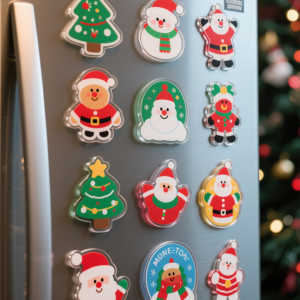 Magnet Kulkas Natal Berkualitas Tinggi, Dapat Disesuaikan, Ramah Lingkungan, Berbentuk Santa Claus, Pohon Natal, Manusia Salju, Hadiah Promosi, Laris - Product Image 6