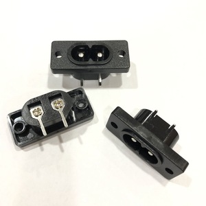 Prise de courant CA DB-14-T7-S1 et prise audio Binxing BX-180-DB-8 avec trous de fixation - Product Image 1