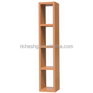 multiple backless particle board narrow corner book case