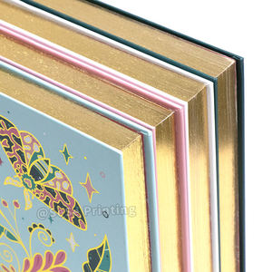 Cuaderno Personalizado con Borde Dorado, Diario de Tapa Dura, Servicio de Impresión de Lujo para Artículos de Papelería Promocionales de Oficina - Product Image 2