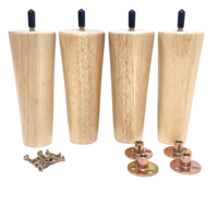 Pieds coniques en bois robustes pour canapé, table, chambre, salon, mobilier de qualité en bois pour hôtels – Fournisseur Fabricant