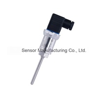 Transmitter Temperatur Terintegrasi Presisi Tinggi Anti-Interferensi ABS ODM Plug-In Sensor Tahanan Termal PT100