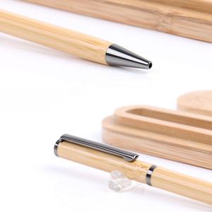 Bolígrafo Promocional Ecológico Personalizado, Cuerpo de Cobre Reciclado con Punta de Bola de Bambú, <span class=keywords><strong>OKASA</strong></span> TE758, Color de Tinta Personalizado - Product Image 6