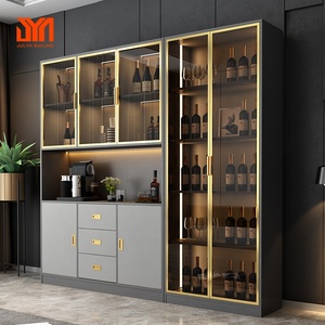 <span class=keywords><strong>JYN</strong></span> Armoire à vin et à thé personnalisée Armoire à vin et thé moderne, légère et luxueuse du sol au plafond Armoire à vin nordique pour la maison - Product Image 3