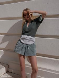 Sac de ceinture en rayonne polygonale hommes taille importante femmes sac banane Lissome sac de taille complet pour le shopping - Product Image 3