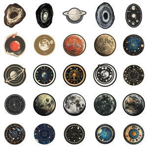 50PCS Astronomy Planet Sticker Skateboard Adhesivo decorativo Impermeable Diy Stickers para niños - Product Image 3