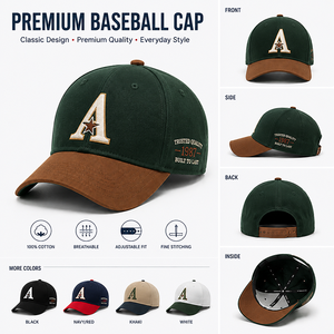 Gorra de Béisbol Deportiva Unisex con Bordado Personalizado, Estilo Desgastado, con Logotipo, para Hombre y Mujer - Product Image 6
