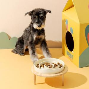 Fabricant de gros luxe alimentation saine régime bols pour chiens Pet Slow Seeder <span class=keywords><strong>chat</strong></span> chien bol lécher céramique mangeoire pour animaux de compagnie - Product Image 6