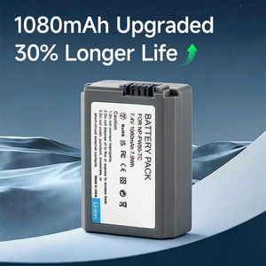 สำหรับกล้อง <span class=keywords><strong>Sony</strong></span> A7 A6000 <span class=keywords><strong>NEX</strong></span> Series USB-C แบตเตอรี่ลิเธียมไอออนแบบชาร์จไฟได้1080mAh ชนิด C - Product Image 4
