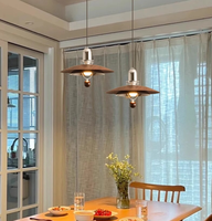 Lampe UFO, luminaire suspendu pour restaurant, lampe suspendue rétro américaine pour chambre à coucher, lampe suspendue de style médiéval pour bar