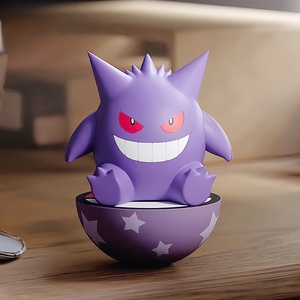 2026 Authentique Poké Ball Tumbler <span class=keywords><strong>Figurine</strong></span> Pikachu <span class=keywords><strong>Gengar</strong></span> Collection Boîte de Présentation Base Lestée - Product Image 3