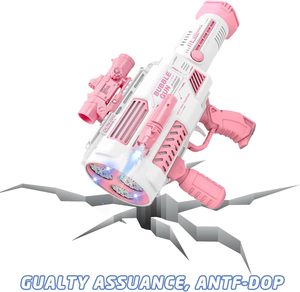 Pistolet à bulles automatique <span class=keywords><strong>Gatling</strong></span> avec solution à bulles intégrée 3 ventilateurs d'entraînement 6X Machine à bulles à lentille pour les fêtes en plein air - Product Image 3