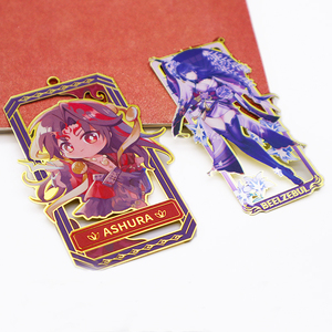 Chất lượng cao tùy chỉnh tốt nhất người hâm mộ và những người theo quà tặng cổ điển Anime hình kim loại Hollow thép không gỉ phim hoạt hình kim loại đánh dấu - Product Image 3