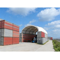 40x40 Schiffscontainer-Überdachung, wasserdichte Lagerzelte, Lagerzelt, Container-Überdachung, PVC-Container-Überdachung