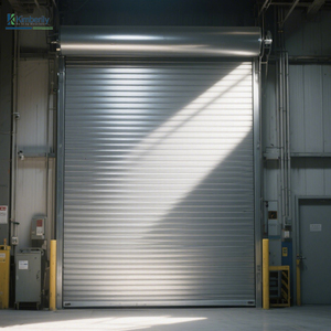 Puerta de Garaje Enrollable Automática, Industrial, Eléctrica, de Acero Galvanizado, Resistente al Viento, para Hoteles, Villas y Escuelas - Product Image 2