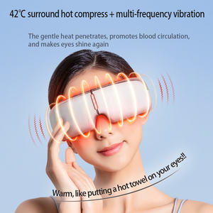 Nuevo Masajeador Eléctrico Plegable para Ojos con Función Musical, Compresión de Aire Caliente de Alta Frecuencia para el Alivio del Dolor de Cabeza y la Migraña - Product Image 5