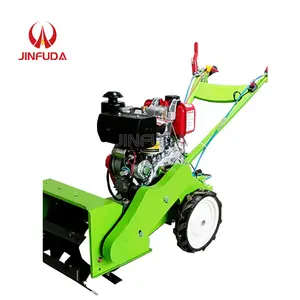 Nhà Máy Nông Nghiệp bán hàng trực tiếp cầm tay cuốc máy xăng Orchard làm đất trenching ROTARY tiller đổ nới lỏng đất