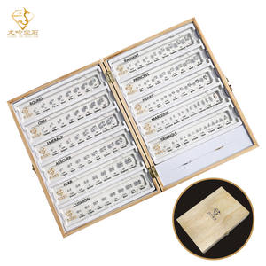 Profession elle Diamant Karat Größen tabelle 7A CZ Steine Diamant Karat Gewichts tabelle Plastik karte Schmuck Messwerk zeug - Product Image 5