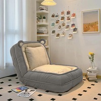 Fauteuil inclinable moderne en tissu, canapé pliant individuel, chaise de salon Strawberry Bear pour salon et chambre à coucher