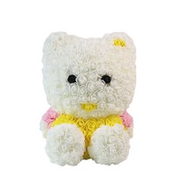 RichJewelry RJ-0628-1 Lampe Chaude Décorative en Plastique Motif Chat, Rose et Ours pour Anniversaire, Saint-Valentin, Tanabata, Noël