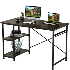 Factory cheap price home office writing desk computer desk table with shelf