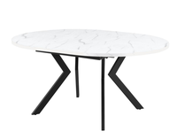 Table à manger extensible en bois de design italien moderne, pieds en métal, nombreuses options de couleurs, meubles de maison, directement de l'usine, non