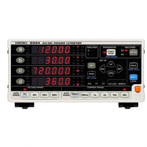 เครื่องทดสอบกำลังไฟฟ้า HIOKI 3334 |   มิเตอร์ดิจิตอลเฟสเดียว 30A ทรูอาร์เอ็มเอส พร้อมอัตราการรีเฟรชหน้าจอ 5 ครั้ง/วินาที อินเทอร์เฟซ RS-232C - Product Image 2