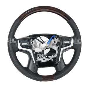 <span class=keywords><strong>Volante</strong></span> de <span class=keywords><strong>Madera</strong></span> para Land Cruiser Prado Alphard Crown LC200 79, Actualización con Acabado de <span class=keywords><strong>Madera</strong></span> - Product Image 1