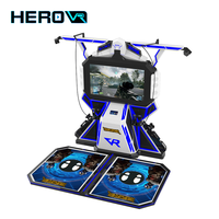 Máquina Simuladora Interactiva de Realidad Virtual 9D HEROVR, Divertida y Mágica, Juego de Batalla de Realidad Virtual de Pie, Juego de Disparos de Pie