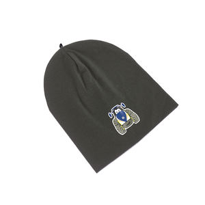 Bonnet tricoté 100% coton avec logo imprimé personnalisé en gros Bonnet de course à séchage rapide pour hommes et femmes pour les voyages du printemps et de l'automne - Product Image 2