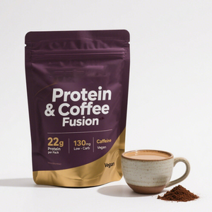 Caffè Latte Chai Istantaneo Senza Zucchero Keto con Proteine <span class=keywords><strong>di</strong></span> Funghi e Collagene, Vari Gusti: Noci, Cioccolato, <span class=keywords><strong>Crema</strong></span> - Product Image 1