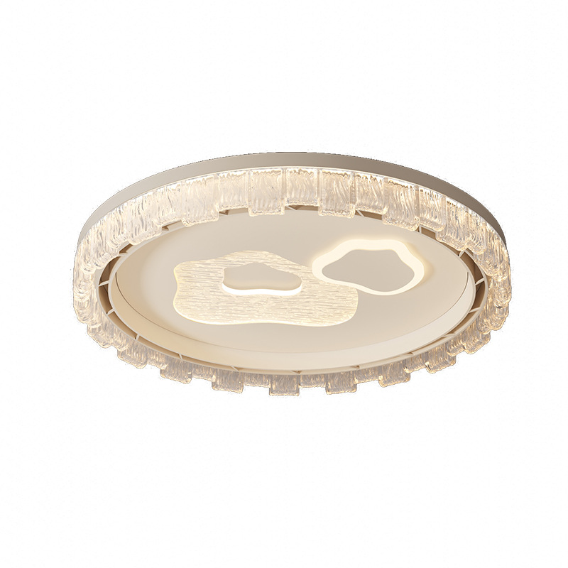 Modern Minimalist LED Ceiling Fan Light with Adjustable Brightness for Bedroom, Kitchen, Dining Room, and Kids' Room