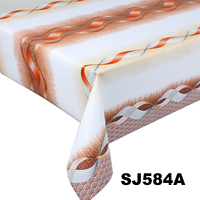 Nouvelle nappe en PVC écologique à motif géométrique, anti-salissure et résistante à la saleté, peut être coupée et mise sur le marché
