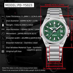 New PAGANI DESIGN YS023 New Fashion Automatic <b>Watch</b> For <b>Men</b> Movt Mechanical Wristwatch <b>Men</b> Stainless steel <b>Waterproof</b> <b>Watch</b> 2026 - Product Image 5