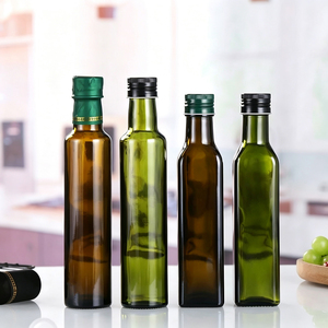 Bouteilles en verre carrées vides de qualité alimentaire 250 ml 500 ml 750 ml <span class=keywords><strong>1</strong></span> l, <span class=keywords><strong>bouteille</strong></span> en plastique de <span class=keywords><strong>1</strong></span> <span class=keywords><strong>litre</strong></span> pour l'<span class=keywords><strong>huile</strong></span> d'olive - Product Image 1