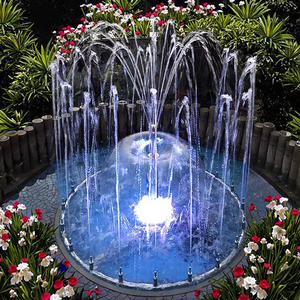 Nouvelle Fontaine Musicale d'Extérieur en Acier Inoxydable à LED 7 Couleurs, Conception Tendance, Petite Fontaine pour Hôtels, Parcs et Centres Commerciaux, Prix Bas - Product Image 4