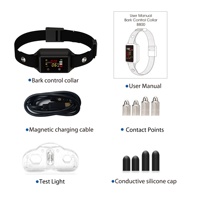 Elektronisches Hunde trainings halsband mit 6 Stufen Vibration und Schock Smart Dog Bark Collar, wiederauf lad bares Anti Barking Collar für Hunde