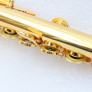 Instrument de musique <span class=keywords><strong>en</strong></span> argent 17 trous haut de gamme flûte transversale plaquée <span class=keywords><strong>or</strong></span> professionnel 17 flûte à trou ouvert <span class=keywords><strong>prix</strong></span> d'usine - Product Image 4