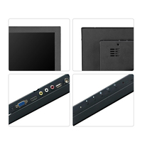 Écran tactile LCD industriel mural en métal VESA, format ouvert, 10,11, 1,6, 13,3, 15,6, 18,5, 21,5, 23,8 pouces, 4:3/16:9