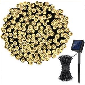 <span class=keywords><strong>Guirlande</strong></span> <span class=keywords><strong>lumineuse</strong></span> solaire à 100 LED RGB, blanc chaud, étanche, pour extérieur, jardin, mariage, fête <span class=keywords><strong>de</strong></span> Noël - Product Image 5