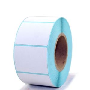 สติกเกอร์บาร์โค้ดกันน้ำแบบมีกาวในตัว ฉลากเปล่าสำหรับรหัส QR แบบกำหนดขนาดเองสำหรับสินค้าคงคลัง SKU ที่มีค่าปรับเปลี่ยนได้ - Product Image 2