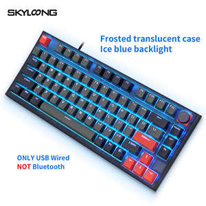 Teclado Skyloong GK75 3 modo mecânico para jogos <span class=keywords><strong>bluetooth</strong></span> sem fio 2.4GHz RGB Backlist para Skyloong - Product Image 6